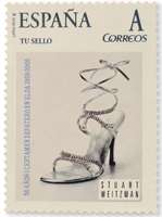 Million-Dollar-Shoe - Stuart Weitzman wurde mit einer Briefmarke geehrt
